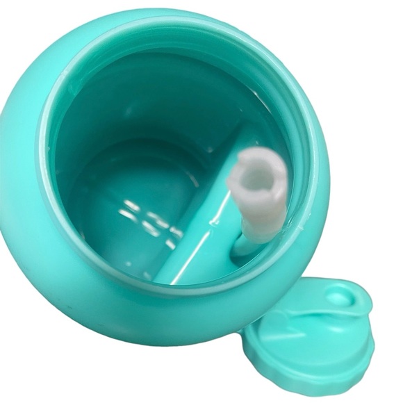 Hydro Jug w/Straw in Cheetah/Leopard Sleeve No Strap Teal Hydrojug 73 oz New - Picture 5 of 5